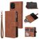 Mobigear Zipper Housse iPhone 12 Etui Porte-Monnaie - Marron Mobigear Zipper Housse iPhone 12 Etui Porte-Monnaie - Marron