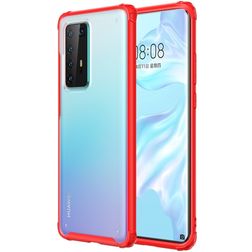Mobigear Shockproof Coque Huawei P40 Pro Coque arrière Rigide Anti-Chocs - Rouge