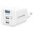 Mobilize Wall Charger Triple USB / USB-C Chargeur Sans câble Power Delivery 65W - Blanc