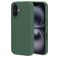 Mobiparts Coque iPhone 16 Coque arrière en Silicone - Forest Green