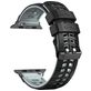 Mobigear Aero Armor Bracelet Silicone Apple Watch Fermeture boucle ardillon - 42/41/40/38 mm - Noir / Gris