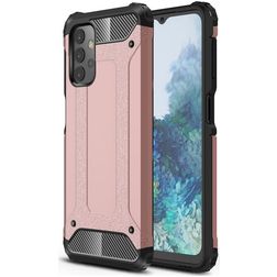 Mobigear Outdoor Coque Samsung Galaxy A32 5G Coque arrière Rigide Anti-Chocs - Rose doré
