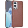 Mobigear Croco Coque OnePlus 9 Pro Coque arrière Rigide - Marron