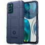 Mobigear Rugged Shield Coque Motorola Moto G42 Coque arrière en TPU Souple Anti-Chocs - Bleu