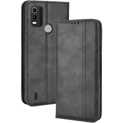 Mobigear Sensation Housse Nokia C21 Plus Etui Porte-Monnaie - Noir