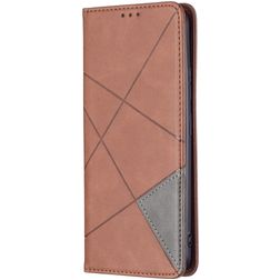 Mobigear Rhombus Slim Housse Xiaomi Redmi Note 11T Etui - Marron