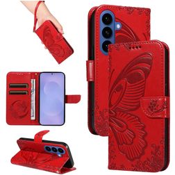 Mobigear Butterfly Housse Samsung Galaxy S26 Plus Etui Porte-Monnaie - Rouge