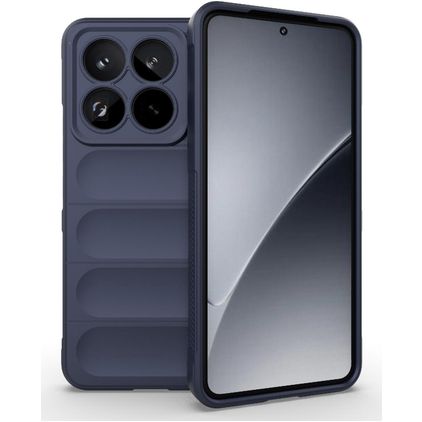 Mobigear Bumpy Xiaomi 15 Pro TPU souple Coque arrière - Bleu foncé