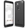 Mobigear Brushed Slim Coque Google Pixel 3a Coque arrière en TPU Souple - Noir