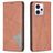 Mobigear Rhombus Slim Housse Motorola Moto G13 Etui - Marron