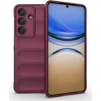 Mobigear Bumpy Samsung Galaxy S26 Plus TPU souple Coque arrière - Wine Red