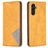 Mobigear Rhombus Slim Housse Samsung Galaxy A56 Etui - Cognac