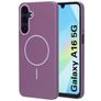 Mobiparts Slim Line Coque Samsung Galaxy A16 MagSafe Coque arrière Rigide - Imperial Purple