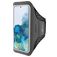Mobiparts Comfort Fit Brassard Téléphone Samsung Galaxy S20 Brassard Coque de Sport en Neoprène - Noir