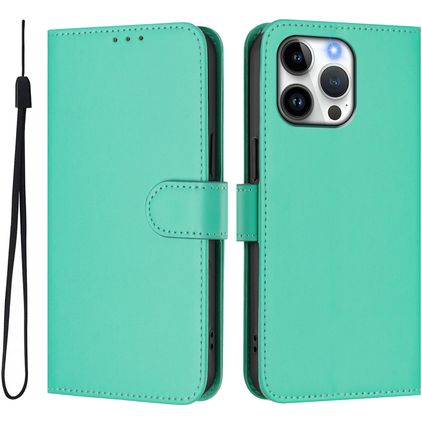 Mobigear Urban Wallet Housse iPhone 16 Pro Max Etui Porte-Monnaie - Vert