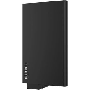 Decoded Card - Porte Cartes en en Titane - 6 Cartes - Compatible MagSafe - Noir