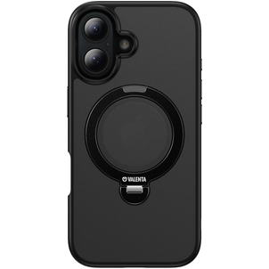 Valenta Frost Coque iPhone 16 Pro MagSafe Coque arrière Rigide - Noir