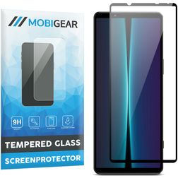 Mobigear Premium Sony Xperia 1 V Verre trempé Protection d'écran - Compatible coque - Noir