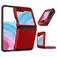Mobigear Non-slip Armor Coque Samsung Galaxy Z Flip 5 Coque arrière Rigide Anti-Chocs - Rouge