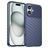 Mobigear Groove Coque iPhone 16 Coque arrière en TPU Souple - Bleu