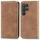 Mobigear Retro Slim Housse Samsung Galaxy S25 Ultra Etui Porte-Monnaie - Marron