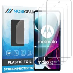Mobigear Motorola Moto G200 5G Protection d'écran Film - Compatible coque (Lot de 3)