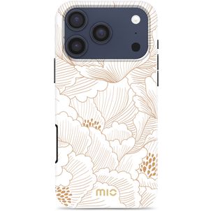 MIO iPhone 17 Pro MagSafe Plastique rigide Coque arrière - White Roses
