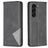 Mobigear Rhombus Slim Housse Samsung Galaxy S23 Plus Etui - Noir