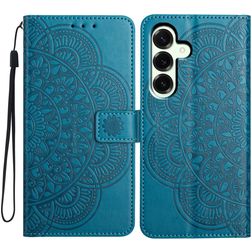 Mobigear Mandala Housse Samsung Galaxy A17 Etui Porte-Monnaie - Bleu