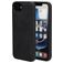 Mobiparts Classic iPhone 16e MagSafe TPU / Similicuir Coque arrière - Graphite Black