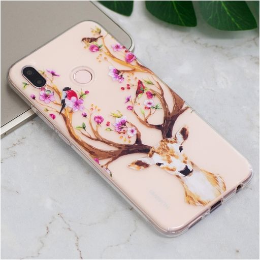 Mobigear Design Coque Huawei P20 Lite (2018) Coque arrière en TPU Souple - Cerf