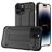 Mobigear Outdoor Coque iPhone 14 Pro Max Coque arrière Rigide Anti-Chocs - Noir