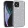 Mobigear Glitter Coque iPhone 12 Pro Coque arrière Rigide - Gris