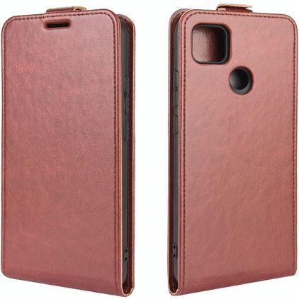 Mobigear Xiaomi Redmi 9C Étui à rabat - Marron