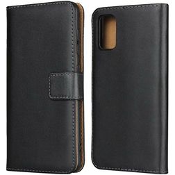 Mobigear Business Housse Samsung Galaxy A41 Etui Porte-Monnaie - Noir