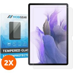 Mobigear Samsung Galaxy Tab S7 FE Verre trempé Protection d'écran - Compatible Coque (Lot de 2)