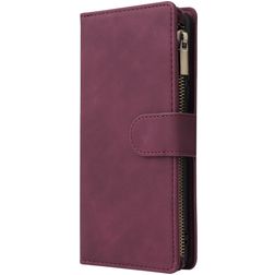 Mobigear Zipper Samsung Galaxy S10 Lite Étui Portefeuille - Rouge