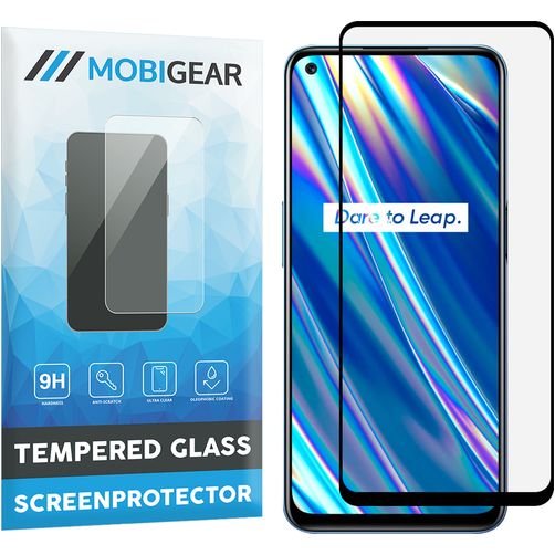 Mobigear Premium Realme 8 5G Verre trempé Protection d'écran - Compatible coque - Noir