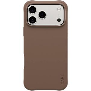 CARE by PanzerGlass Fashionable Coque iPhone 17 Pro Max MagSafe Coque arrière en Silicone - Espresso