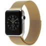 Mobigear Style Loop Bracelet Milanais Apple Watch Fermeture magnétique - 49/46/45/44 mm - Or