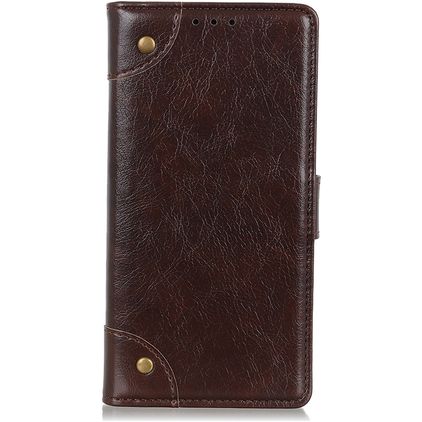 Mobigear Ranch Housse Samsung Galaxy A51 Etui Porte-Monnaie - Marron