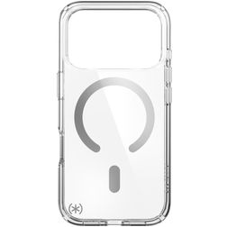 Speck Presidio Perfect Clear Coque Transparente iPhone 18 Pro MagSafe Coque arrière Rigide Anti-Chocs - Transparent
