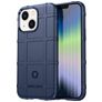 Mobigear Rugged Shield Coque iPhone 14 Plus Coque arrière en TPU Souple Anti-Chocs - Bleu