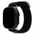 Mobilize Elastic Bracelet Nylon Apple Watch Bracelet élastique - 42/41/40/38 mm - Noir