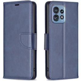 Mobigear Excellent Housse Motorola Edge 40 Pro Etui Porte-Monnaie - Bleu