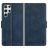 Mobigear Slim Magnet Housse Samsung Galaxy S22 Ultra Etui Porte-Monnaie - Bleu
