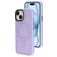 Mobiparts Hardcover iPhone 15 MagSafe Plastique rigide Coque arrière - Satin Lila