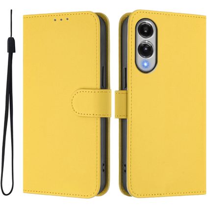 Mobigear Urban Wallet Housse Samsung Galaxy S25 Edge Etui Porte-Monnaie - Jaune