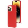 Mobiparts Coque iPhone 14 Pro Max Coque arrière en Silicone - Scarlet Red