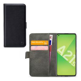 Mobilize Classic Gelly Wallet Housse Samsung Galaxy A21s Etui Porte-Monnaie - Noir